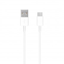 Cablu Samsung Data Cable  - USB to Type-C, Fast Charge 2.1A, 1m - White (Bulk Packing) EP-DG970BWE