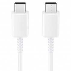 Cablu Samsung Data Cable  - Type-C to Type-C, Super Fast Charging, 100W, 1m - White (Bulk Packing) EP-DG977BWE