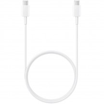 Cablu Samsung Data Cable  - Type-C to Type-C, Super Fast Charging, 100W, 1m - White (Bulk Packing) EP-DG977BWE