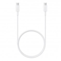 Cablu Samsung Data Cable  - USB-C to Type-C Fast Charging 3A, 1m - White (Bulk Packing) EP-DA705BWE