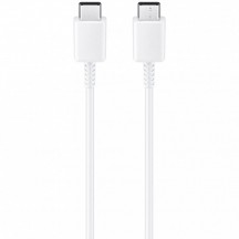 Cablu Samsung Data Cable  - USB-C to Type-C Fast Charging 3A, 1m - White (Bulk Packing) EP-DA705BWE