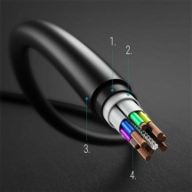 Cablu Samsung Data Cable  - USB-C to Type-C Super Fast Charging 5A, 1m - Black (Bulk Packing) EP-DN975BBEGWW