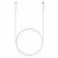 Cablu Samsung Data Cable  - Fast Charging, 2x Type-C, 5A, 1m - White (Bulk Packing) EP-DN975BWEGWW