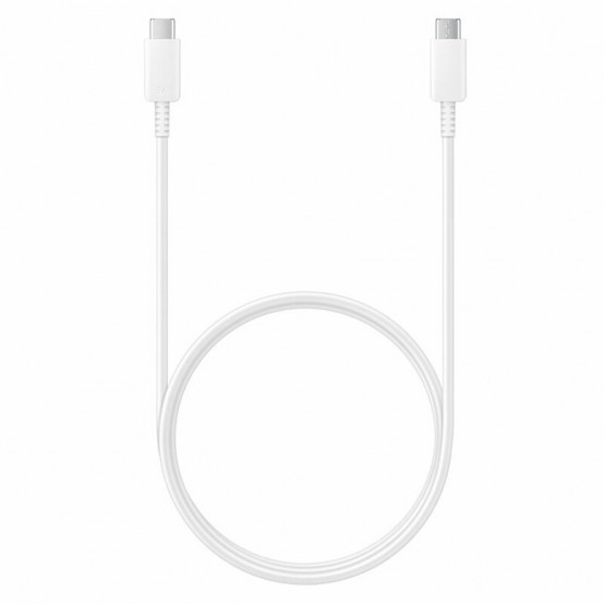 Cablu Samsung Data Cable  - Fast Charging, 2x Type-C, 5A, 1m - White (Bulk Packing) EP-DN975BWEGWW