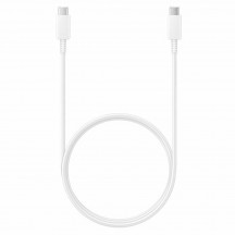 Cablu Samsung Data Cable  - Fast Charging, 2x Type-C, 5A, 1m - White (Bulk Packing) EP-DN975BWEGWW