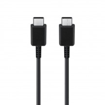 Cablu Samsung Data Cable  - USB-C to Type-C, Fast Charging, 3A, 1.8m - Black (Bulk Packing) EP-DW767JBE