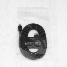 Cablu Samsung Data Cable  - USB-C to Type-C, Fast Charging, 3A, 1.8m - Black (Bulk Packing) EP-DW767JBE