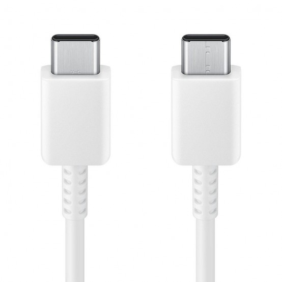 Cablu Samsung Data Cable  - Type-C to Type-C Fast Charging 3A, 1.8m - White (Bulk Packing) EP-DX310JWE