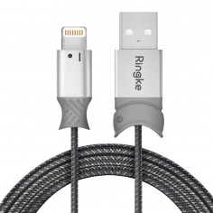 Cablu  Data Cable - USB to Ligntning, 20cm - Gray