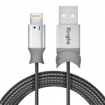 Cablu Ringke Data Cable - USB to Ligntning, 20cm - Gray