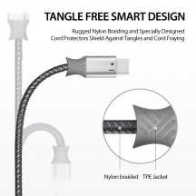 Cablu  Data Cable - USB to Type-C, 20cm - Gray