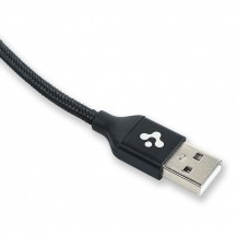 Cablu  Data Cable 3in1  - USB to Type-C, Lightning, Micro USB, 3A, 1.5m - Black C10i3