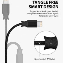 Cablu  Data Cable - USB to Ligntning, 1.2m - Black