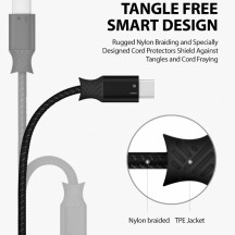 Cablu  Data Cable - USB to Type-C, 1.2m - Black