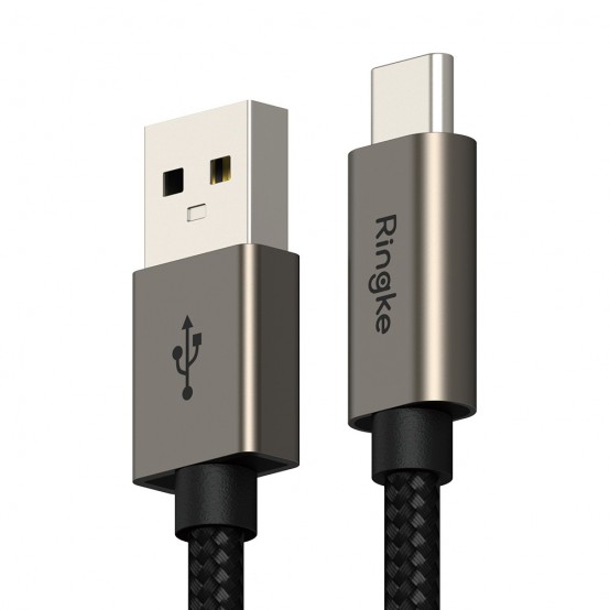 Cablu  Data Cable - USB to Type-C, 60W, 1m - Black