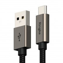 Cablu Ringke Data Cable - USB to Type-C, 60W, 1m - Black