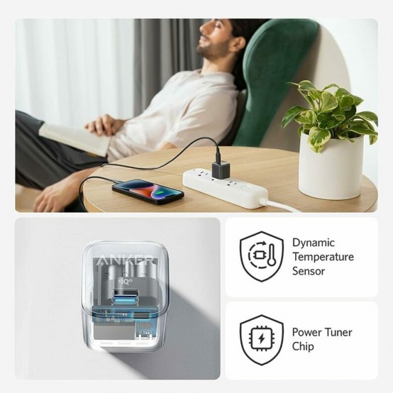 Alimentator  Wall Charger 512, Nano 3  - Type-C, 20W, PowerIQ 3.0 - White A2346G21