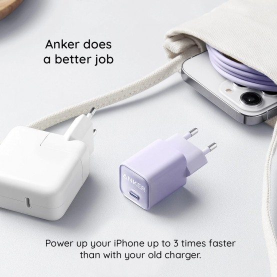 Alimentator  Wall Charger 512, Nano 3  - Type-C, 20W, PowerIQ 3.0 - White A2346G21