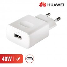 Alimentator Huawei Original Wall Charger, 4A, 40W, Super Fast Charge  - White (Bulk Packing) HW-100400E00