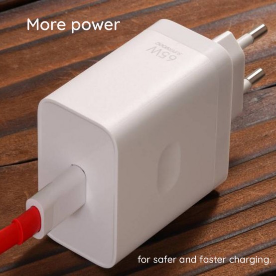 Alimentator  Original Wall Charger  - SuperVOOC USB-A 65W, 6.5A - White (Blister Packing) VCA7JFEH