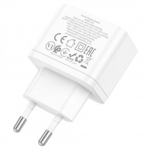Alimentator Hoco Wall Charger Triumph  - Dual Port Type-C, 35W - White N29