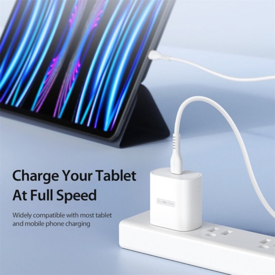 Alimentator  Wall Charger  - Type-C Fast Charging for iPhone, Samsung / iPad, 25W - White T6