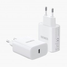 Alimentator  Wall Charger  - Type-C Fast Charging for iPhone / iPad, 20W - White T3