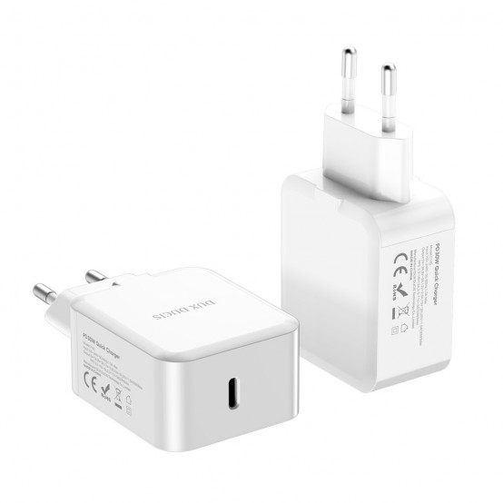 Alimentator  Wall Charger  - USB-C, Quick Charge 3.0, 30W - White C100