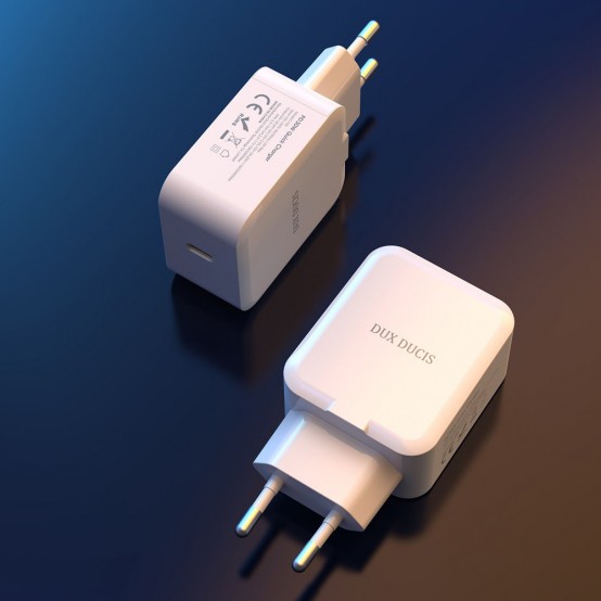 Alimentator  Wall Charger  - USB-C, Quick Charge 3.0, 30W - White C100