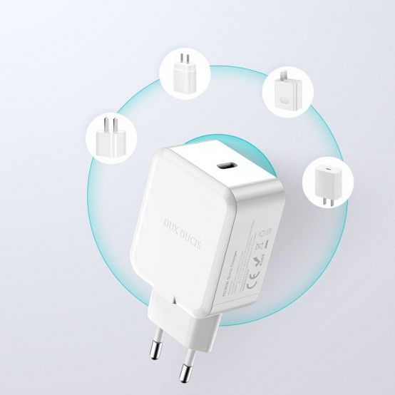 Alimentator  Wall Charger  - USB-C, Quick Charge 3.0, 30W - White C100