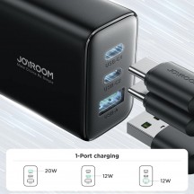 Alimentator JoyRoom Wall Charger  - USB, 2x Type-C, Fast Charging, 32W - Black JR-TCF10