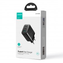 Alimentator JoyRoom Wall Charger  - USB, 2x Type-C, Fast Charging, 32W - Black JR-TCF10