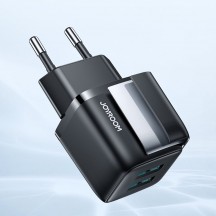 Alimentator JoyRoom Wall Charger  - 2 x USB, Fast Charging, 12W, 2.4A - Black L-2A121