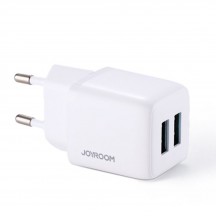 Alimentator JoyRoom Wall Charger  - 2 x USB, Fast Charging, 12W, 2.4A - White L-2A121