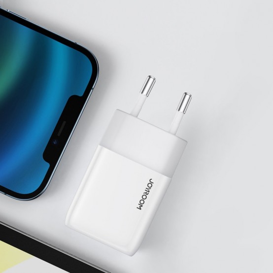Alimentator JoyRoom Wall Charger  - USB, Fast Charging 2.1A, 10W - White L-1A101