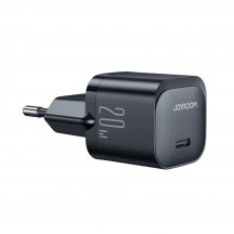 Alimentator JoyRoom Wall Charger  - Type-C, 20W with Cable Type-C to Lightning - Black JR-TCF02