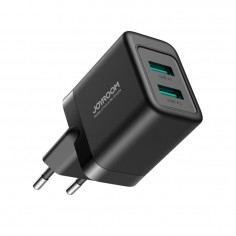 Alimentator JoyRoom Wall Charger  - Dual USB, EU Plug, Quick Charge, 2.4A, 12W - Black JR-TCN01