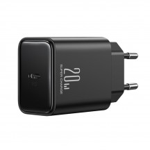 Alimentator JoyRoom Wall Charger  - Type-C, Quick Charge, 20W, with Cable Type-C to Lightning, 1m - Black JR-TCF06