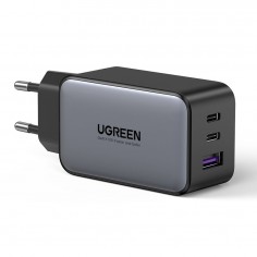 Alimentator Ugreen Wall Charger  - USB-A, QC 3.0, 2x USB-C, PD, GaN 65W, 3.25A - Black 10335