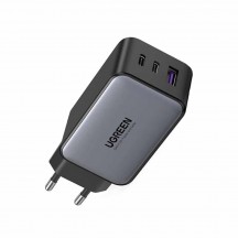 Alimentator Ugreen Wall Charger  - USB-A, QC 3.0, 2x USB-C, PD, GaN 65W, 3.25A - Black 10335