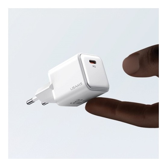 Alimentator USAMS Wall Charger X-ron Series  - Single Port Fast Charging, USB-C PD30W, 3A - Purple US-CC186