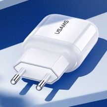 Alimentator USAMS Wall Charger T19  - Single USB, 2.1A - White US-CC078