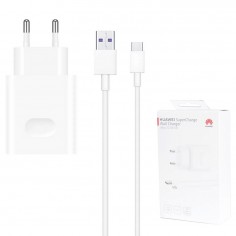 Alimentator Huawei Original Wall Charger CP404  - USB, Fast Charge, 22.5W, Cable Type-C, 2.25A, 1m - White (Blister Packing) HW