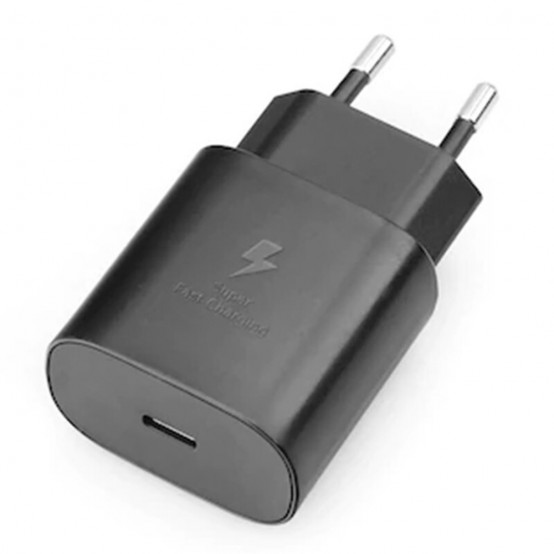 Alimentator Samsung Wall Charger  - Type-C, Fast Charging, 25W, 3A - Black (Bulk Packing) EP-TA800EBE