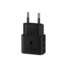 Alimentator Samsung Original Wall Charger T2510  - Type-C 25W, Super Fast Charging with Cable USB-C - Black (Blister Packing) E