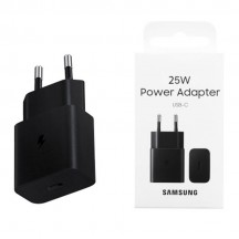 Alimentator Samsung Original Wall Charger T2510N  - Type-C Super Fast Charging 25W - Black (Blister Packing) EP-T2510NBEGEU