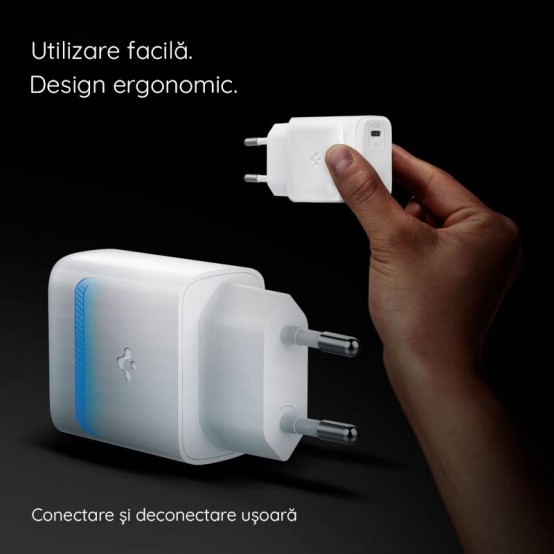 Alimentator  Wall Charger  - USB-C, QC 3.0, 20W - White PE2011