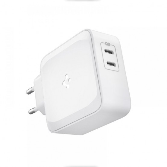 Alimentator  Wall Charger  - 2xUSB-C, QC 3.0, 60W - White PE2007EU
