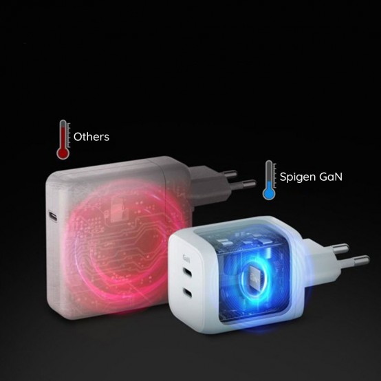 Alimentator  Wall Charger  - 2xType-C, Super Fast Charging, PD65W - White PE2106EU