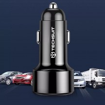 Alimentator  Car Charger Premium  - USB-A, QC 3.0, USB-C, 38W - Black CAPD028